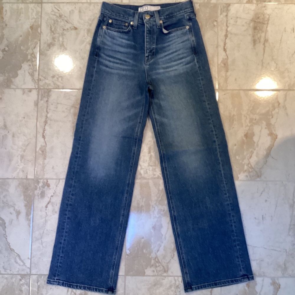 AYR Women's Blue Flare & Wide Leg Jeans